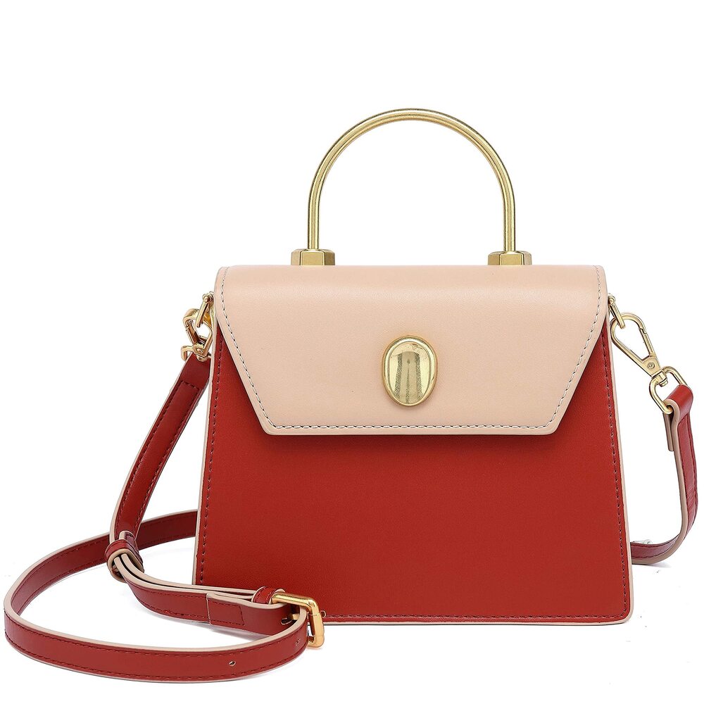 3467 Mini Gold Top Handle Satchel, Crossbody Shoulder Bag, H20840810